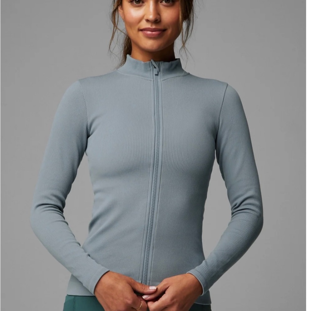 NWT Fabletics Ribbed Seamless Jacket